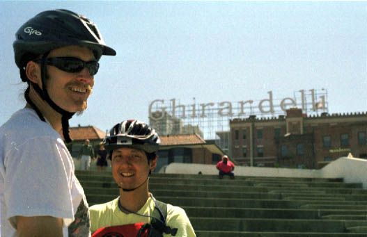 Mike and Larry Smiling Chocolate Thoughts